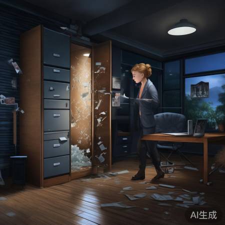 女子保险柜失窃,警方紧急介入调查