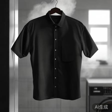 洗衣机烘干衣物，黑色更亮丽如新