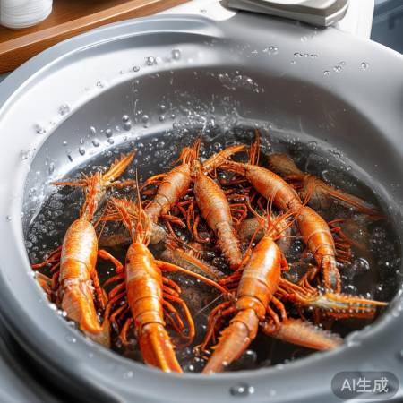 洗衣机洗龙虾干，吃货必备小技巧