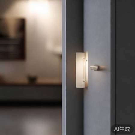 防盗门灯开关安装教程，一招解决夜晚开门困扰