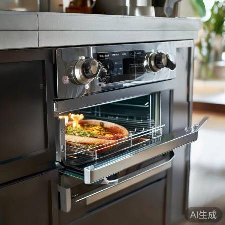 集成灶烤箱风扇一体化