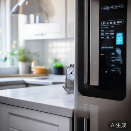 观察温度，安全开冰箱