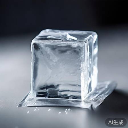 保鲜膜助冰块脱模