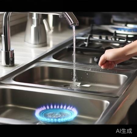 测试燃气压力，联系公司检查