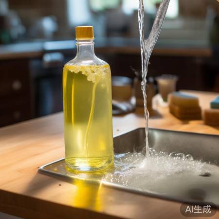 白醋热水清洁液,天然杀菌。