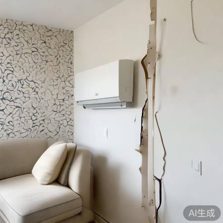 墙面装饰,隐藏下水管