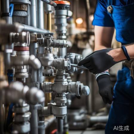 检查阀门，稳定水压