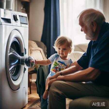 洗衣机烘干需注意安全,儿童老人