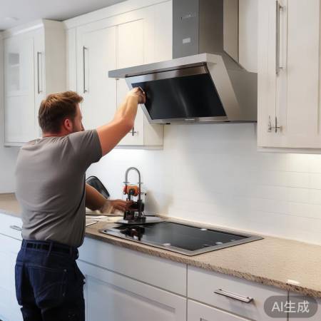 厨房选位，留空间