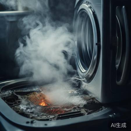 老式洗衣机易产生蒸汽烟雾