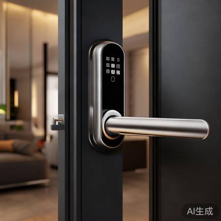 智能锁，一扫即开，告别忘带钥匙