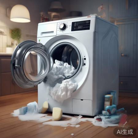 洗衣机变身剃须泡沫机
