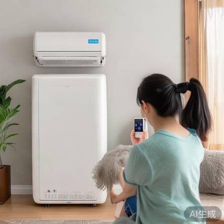 美菱空气能：安装简便，自动运行