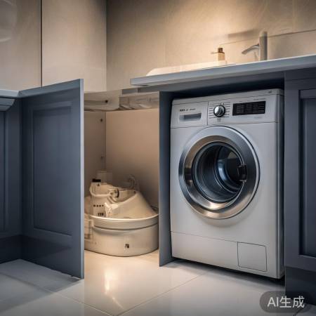 卫生间洗衣机下装排水泵