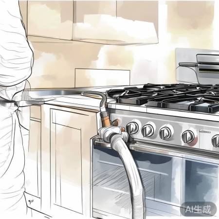 检查燃气管道左右