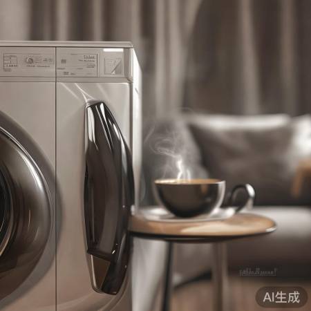 洗衣机简约大方，提升家居格调