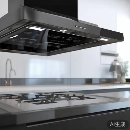 触屏油烟机，操作便捷