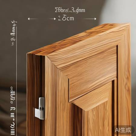 门厚15mm以上，框厚2cm。