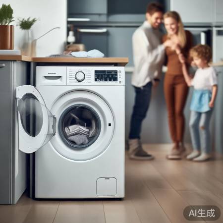 家用8公斤洗衣机，小巧实用