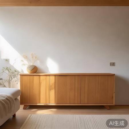 柜子尺寸适中，搭配家居美观