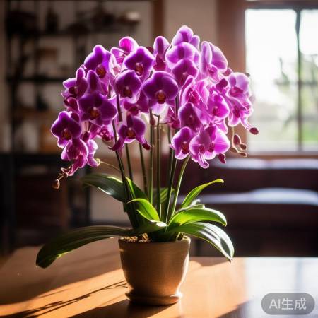 兰花美,家居添彩