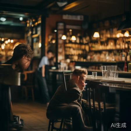 酒吧员工酒里加酒，顾客醉倒。
