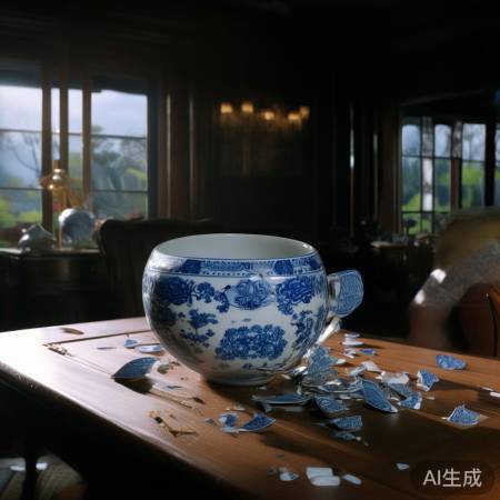 大英青花碗摔碎,价值连城!