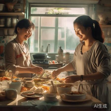 林依晨温馨早餐亲情