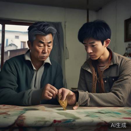 “邻居教训儿子买假项链被骗”