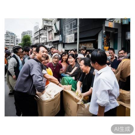 城管干预,摊主笑颜