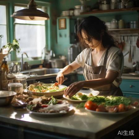 姜妍厨艺精湛,细节见真情