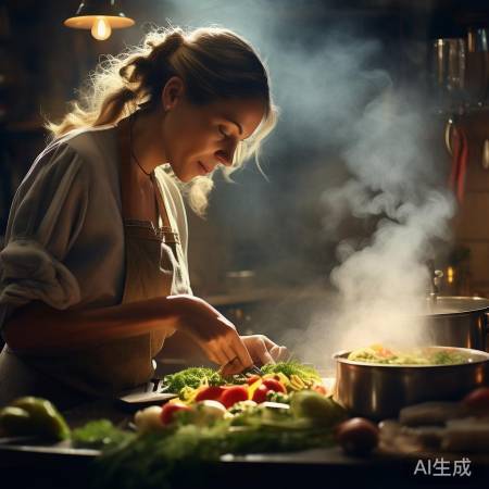 姜妍烹饪专注如工程师